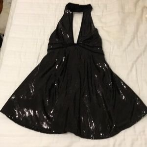 Black sequin free people mini dress!